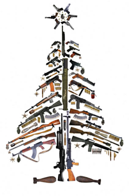 Gun Guy's Christmas tree